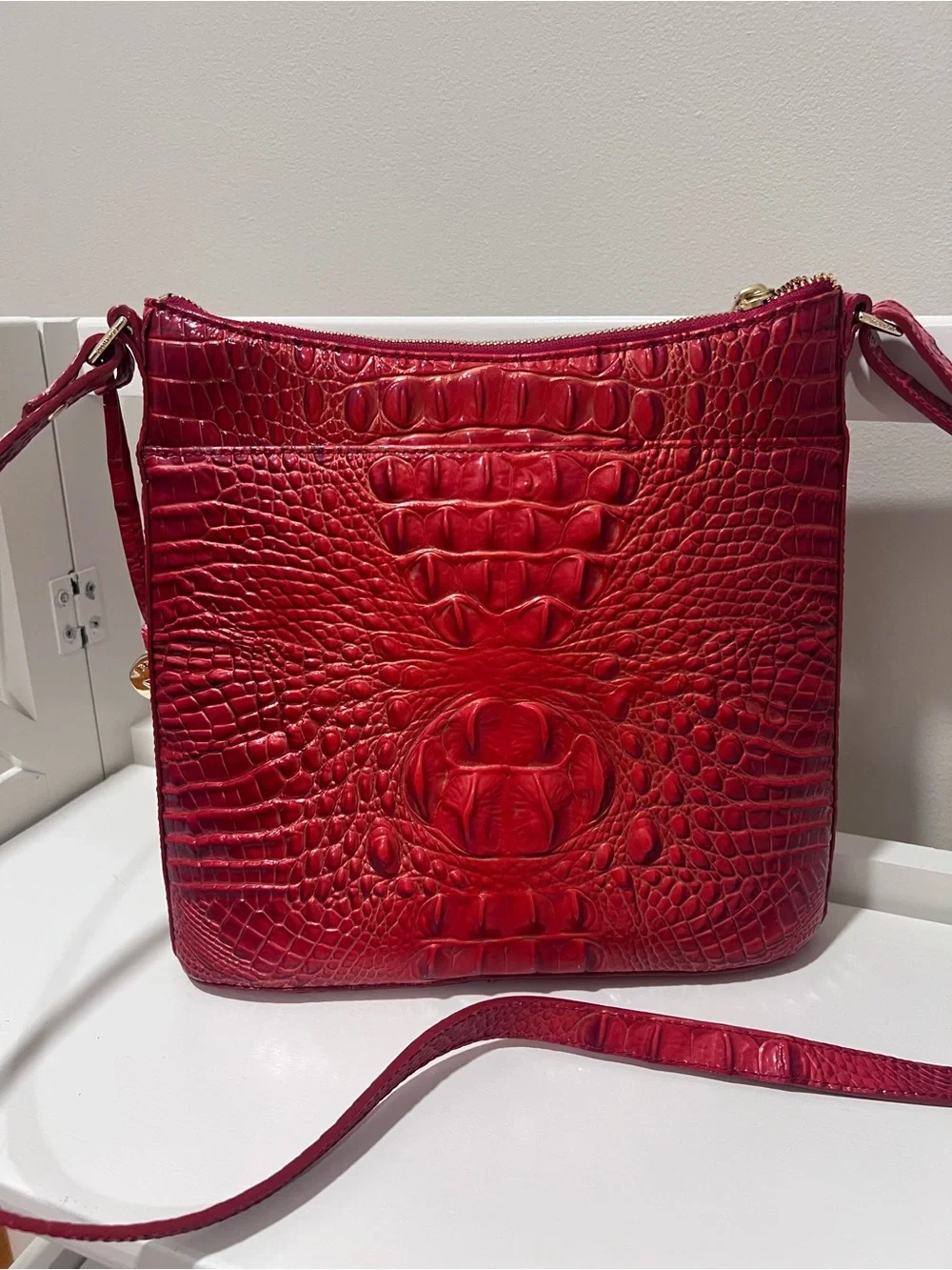 Brahmin Katie Crossbody Bag (Red) - Picture 2 of 9